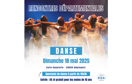 Rencontres départementales de danse à Amplepuis 💃